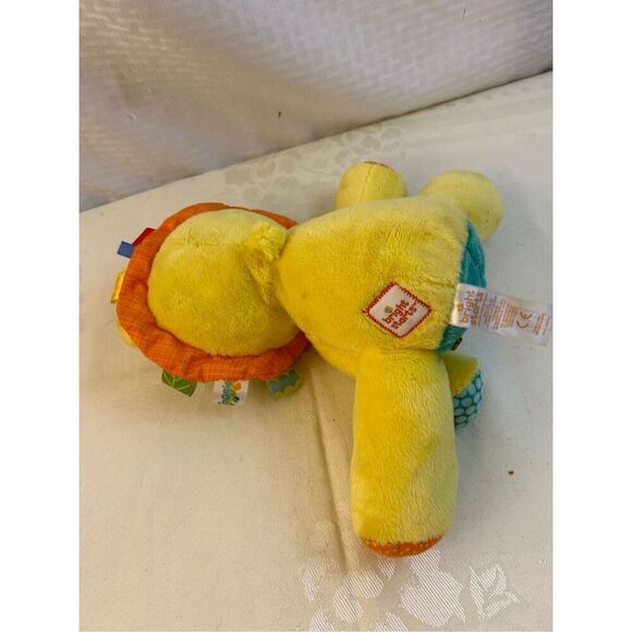 Bright Starts Taggie plush yellow lion rattle toy replacement - Picture 4 of 7
